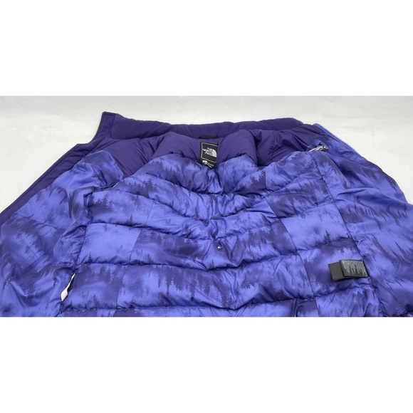 The North Face Womens Small Purple Nuptse 700 Down Puffer Jacket Vintage Warm - Picture 8 of 11